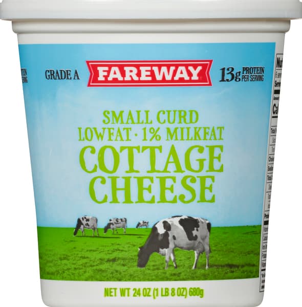 Fareway Small Curd Lowfat 1% Milkfat Cottage Cheese