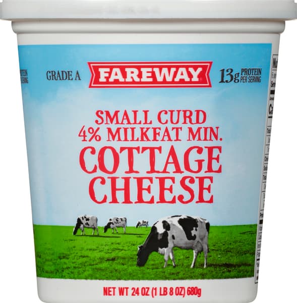 Fareway Small Curd 4% Milkfat Min Cottage Cheese
