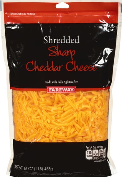 Fareway Shredded Sharp Cheddar