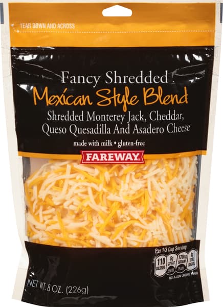 Fareway Fancy Shredded Mexican Style Blend Cheese