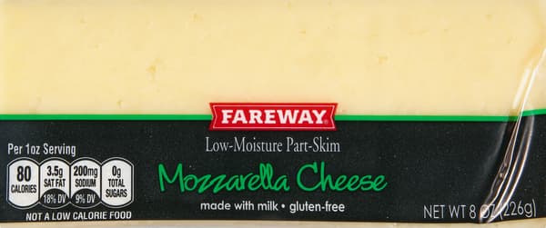 Fareway Chunk Mozzarella