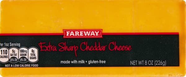 Fareway Chunk Extra Sharp Cheddar