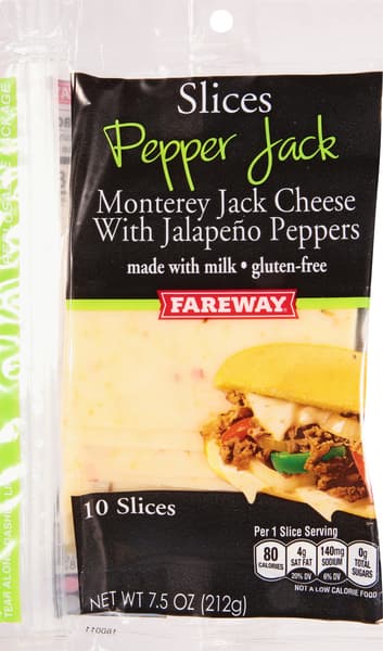 Fareway Slices Pepper Jack