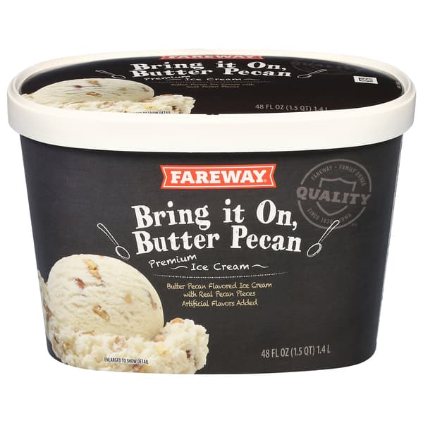 Fareway Bring It On Butter Pecan Premium Ice Cream