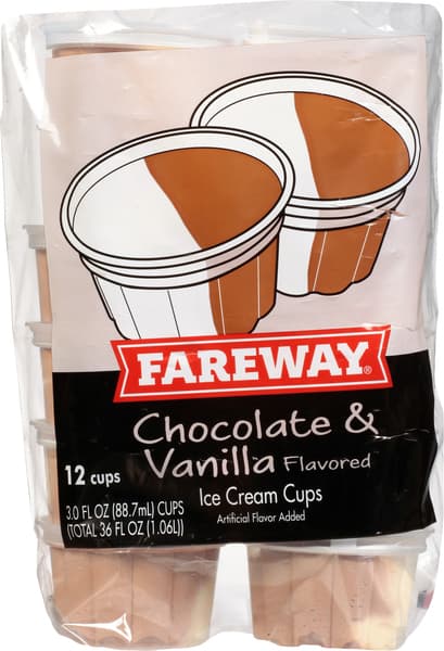 Fareway Chocolate & Vanilla Ice Cream