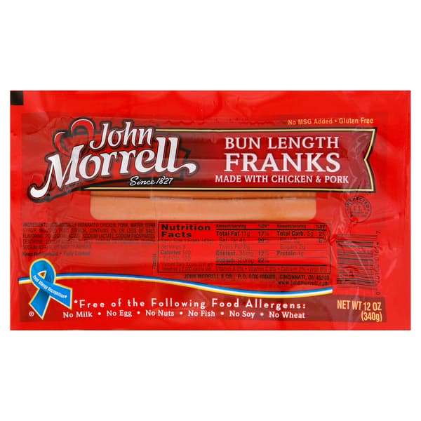 John Morrell Bun Length Franks
