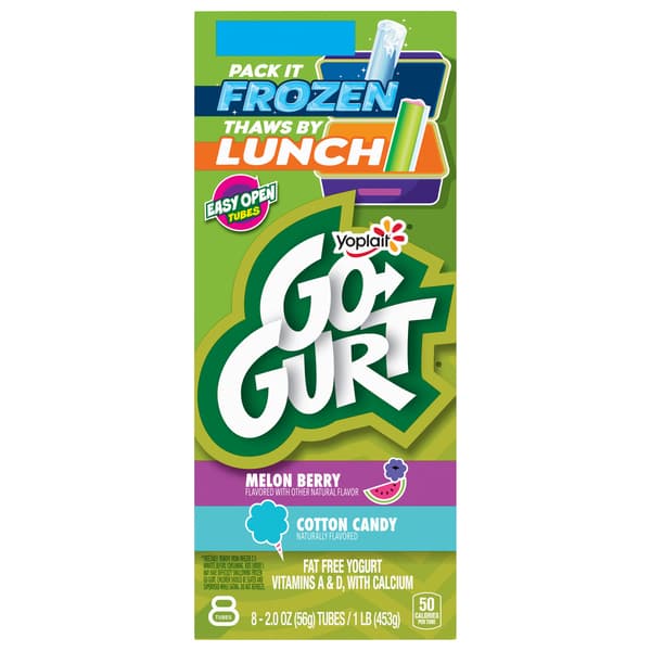 Go-Gurt Cotton Candy & Melon Berry