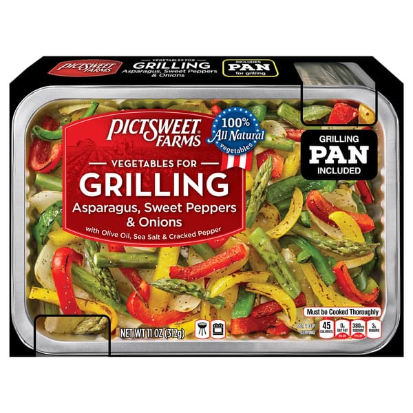 Pictsweet Farms Vegetables For Grilling Asparagus Sweet Peppers & Onions