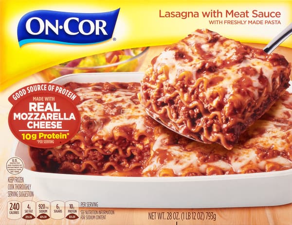 On-Cor Lasagna With Meat Sauce
