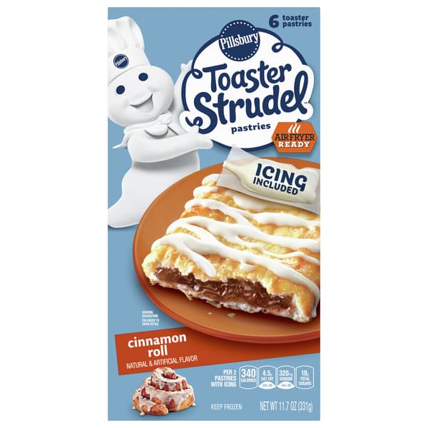 Pillsbury Toaster Strudel Cinnamon Roll