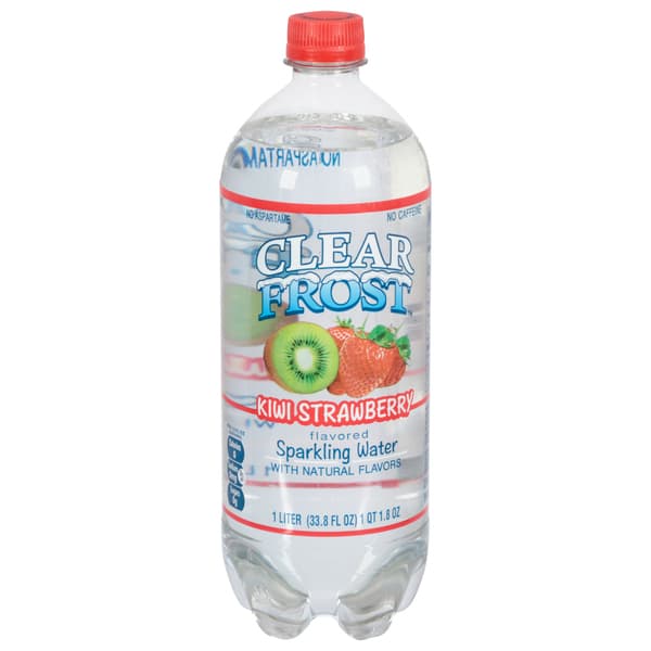 Clear Frost Kiwi Strawberry Sparkling Water Beverage