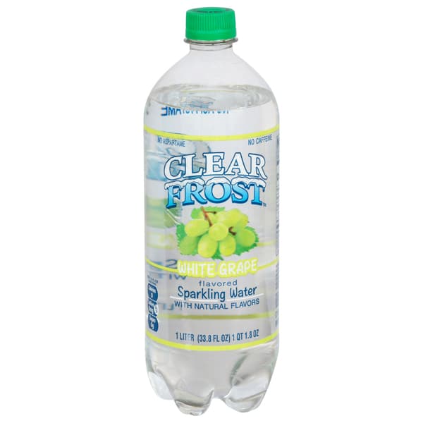 Clear Frost White Grape Sparkling Water Beverage