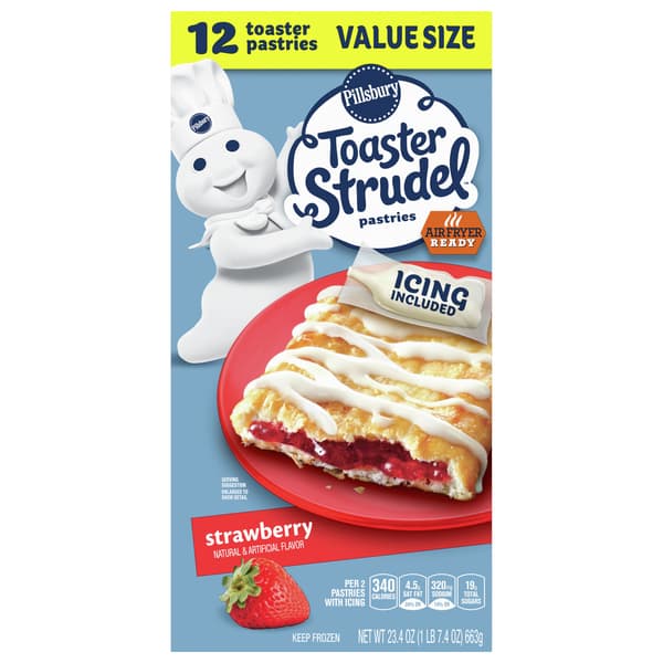 Pillsbury Toaster Strudel, Strawberry Toaster Pastries
