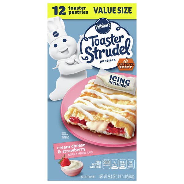 Is it Vegetarian? Pillsbury Toaster Strudel Pastries, Cream Cheese & Strawberry