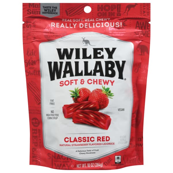 Wiley Wallaby Classic Red Licorice