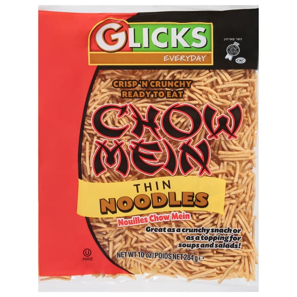 Glicks Finest Chow Mein Thin Noodles