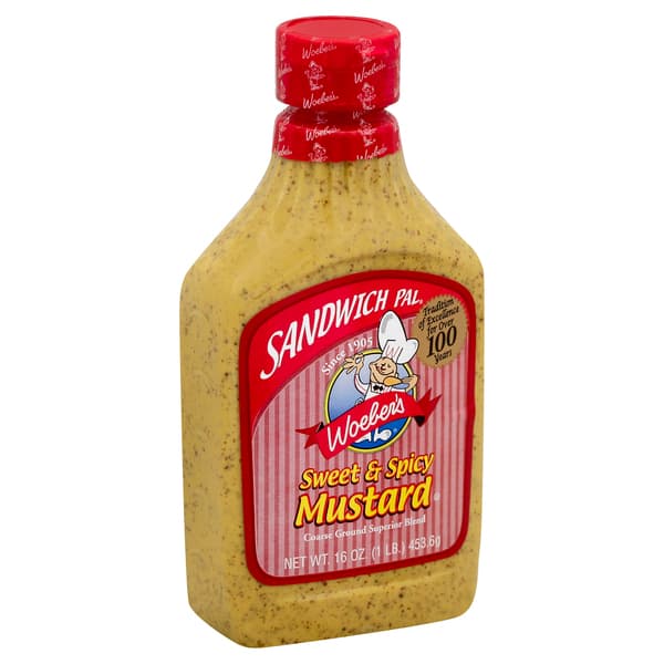Woeber'S Sandwich Pal Sweet & Spicy Mustard