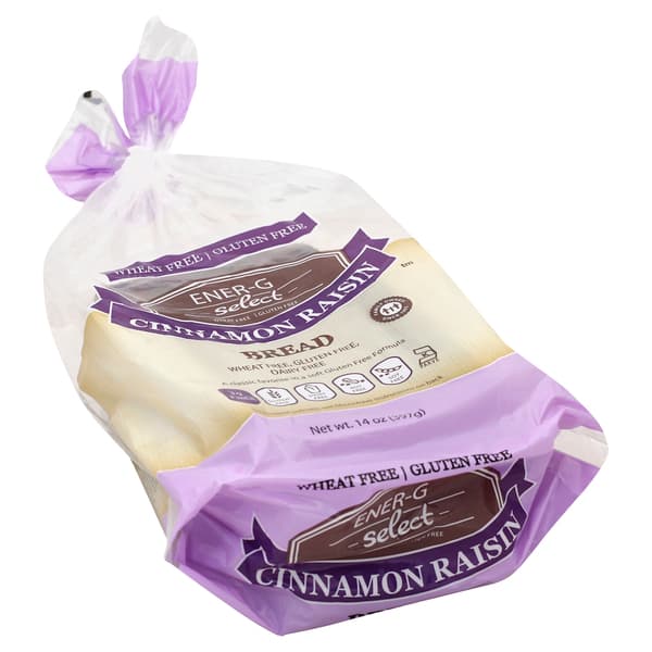 Ener-G Cinnamon Raisin Bread