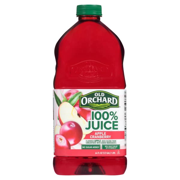 Old Orchard 100% Juice Apple Cranberry