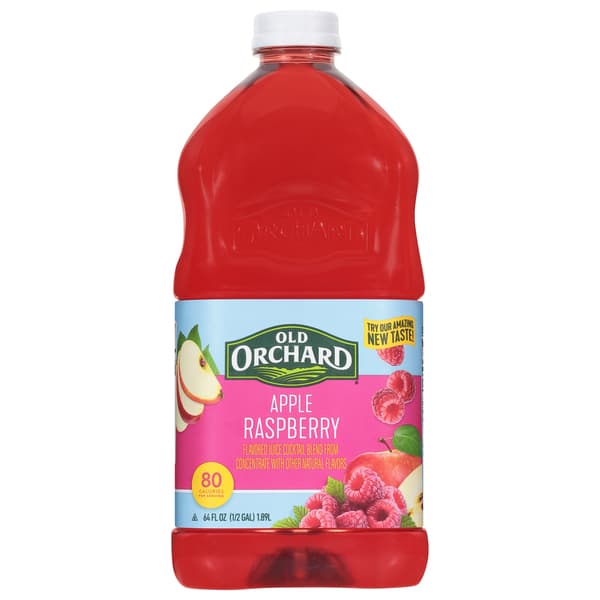 Old Orchard Apple Raspberry Juice Cocktail