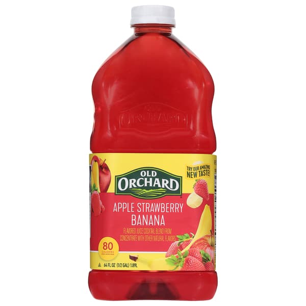 Old Orchard Apple Strawberry Banana Juice Cocktail