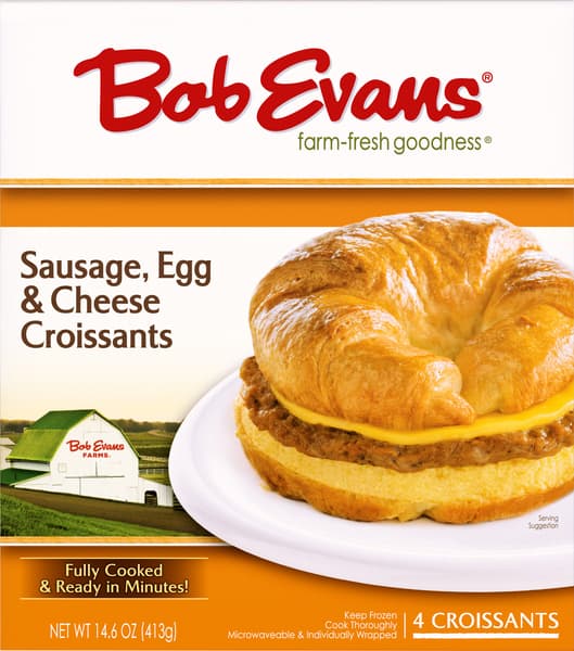Bob Evans Sausage, Egg & Cheese Croissants