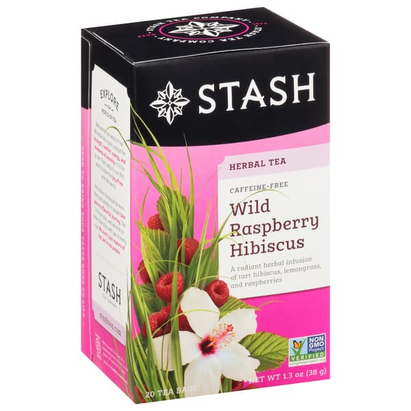 Stash Wild Raspberry Hibiscus Herbal Tea