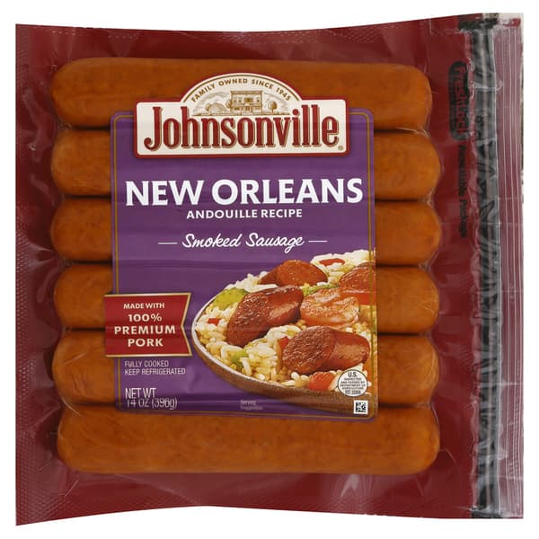 Johnsonville New Orleans Andouille Recipe Smoked Sausage