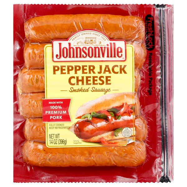 Johnsonville Pepper Jack Cheese Smoked Sausage