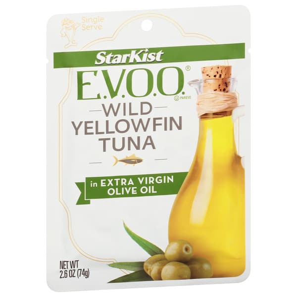 Starkist Selects E.V.O.O. Yellowfin Tuna In Extra Virgin Olive Oil