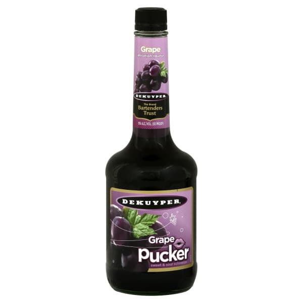 Dekuyper Pucker Grape Sweet & Sour Schnapps