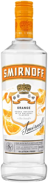 Smirnoff Orange Vodka Infused With Natural Flavors