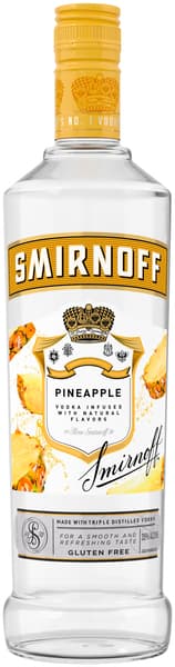 Smirnoff Pineapple Vodka Infused With Natural Flavors