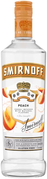 Smirnoff Peach Vodka Infused With Natural Flavors
