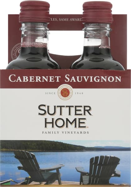 Sutter Home Cabernet Sauvignon Red Wine, Wine Bottles