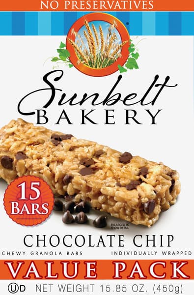 Sunbelt Bakery Value Pack Chocolate Chip Chewy Granola Bars