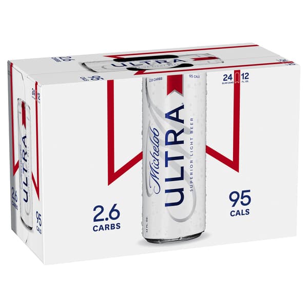 Michelob Ultra Beer, Light, Superior