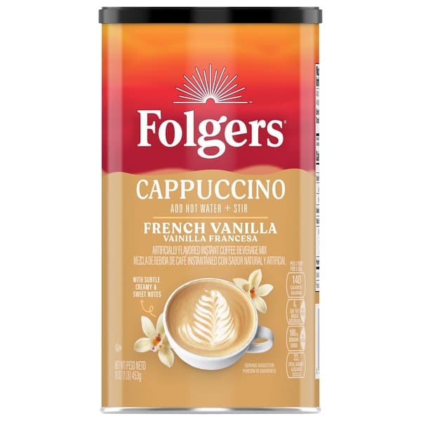 Folgers French Vanilla Cappuccino