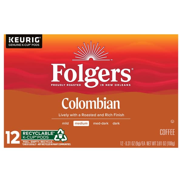 Folgers 100% Colombian Coffee K