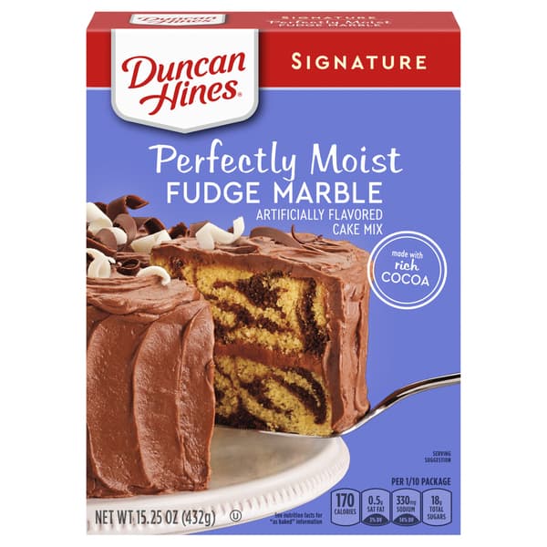 Duncan Hines Signature Fudge Marble Cake Mix