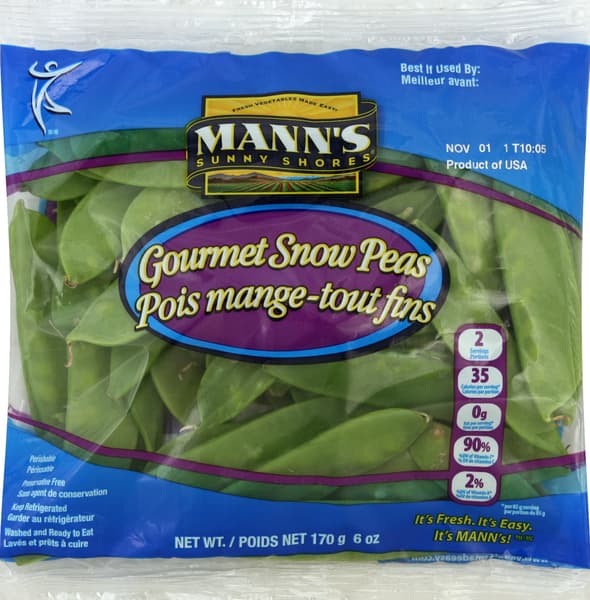 Manns Family Favorites Snow Peas Gourmet