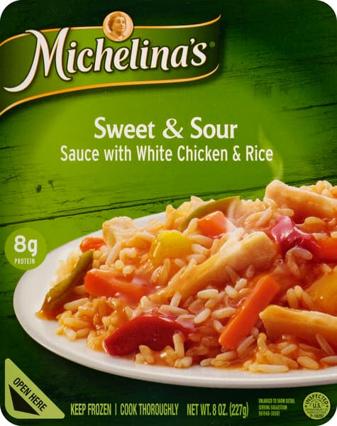 Michelina'S Sweet & Sour Sauce With White Chicken & Rice