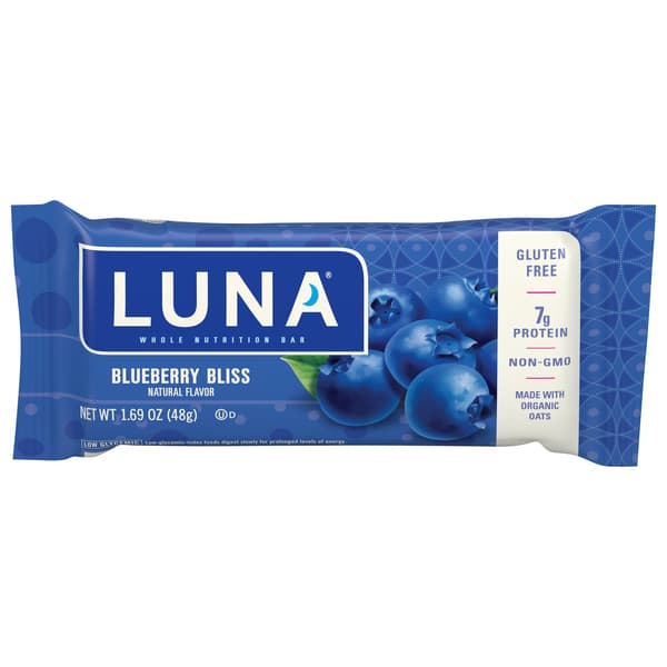 Luna Whole Nutrition Bar Blueberry Bliss