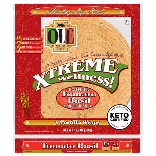 Ole Xtreme Wellness! Tomato Basil Wraps