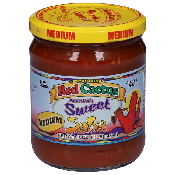 Red Cactus Medium Salsa