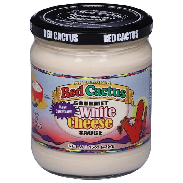 Red Cactus White Cheese Sauce