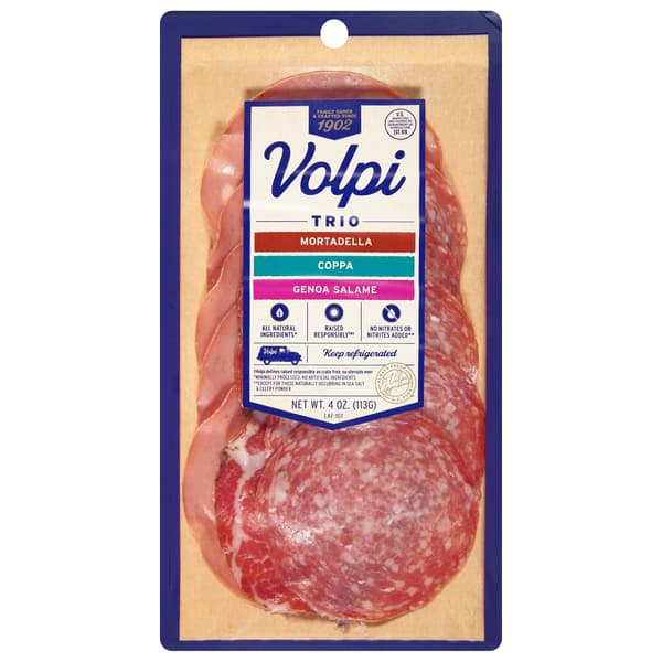 Volpi Prep Trio Mortadella Genoa Salame Coppa (Sliced