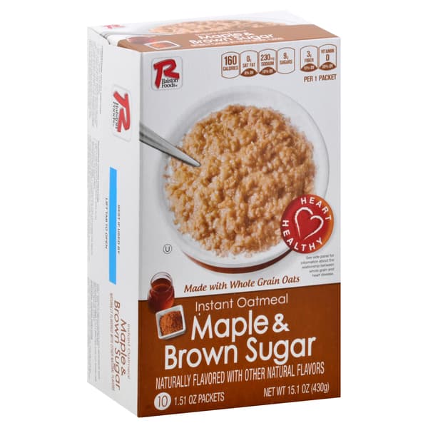 Ralston Foods Maple & Brown Sugar Instant Oatmeal