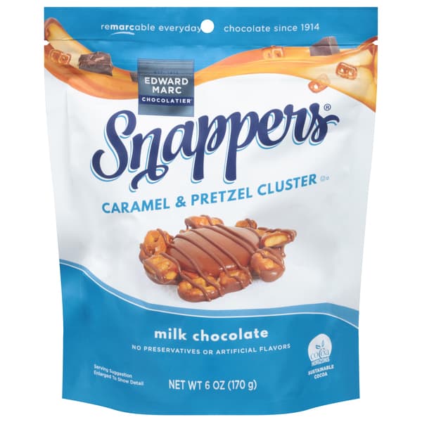 Snappers Milk Chocolate Pretzels