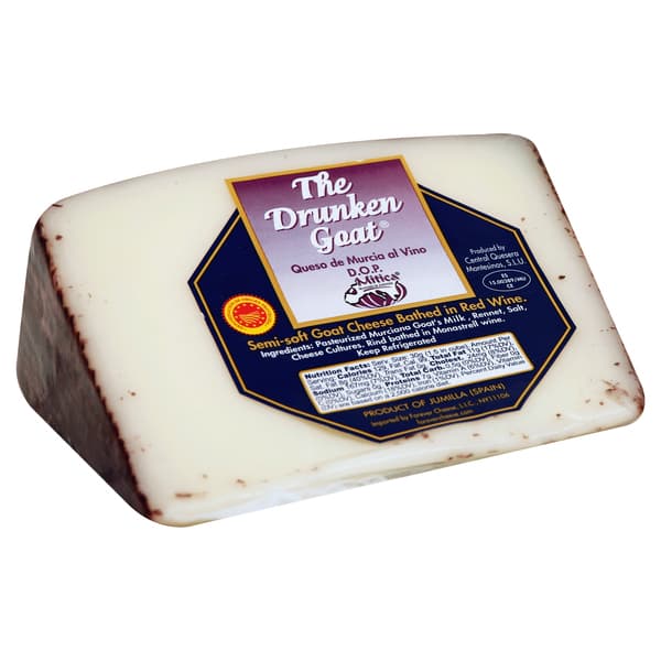Drunken Goat Cheese, Semi-Soft, Goat